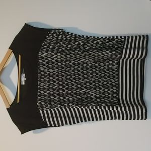 Calvin Klein black/white blouse